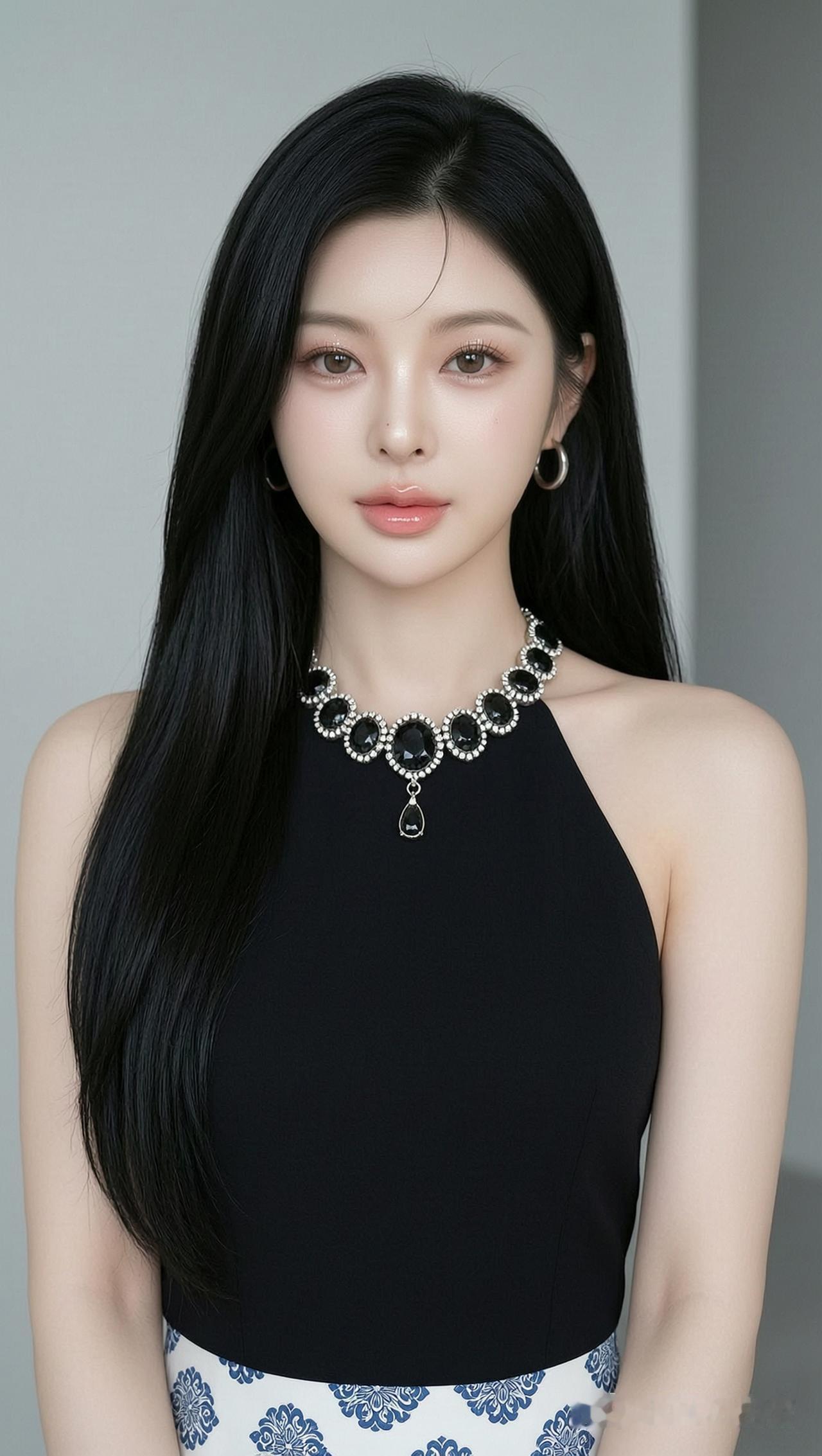 什么年龄段的女人最有女人味? 优雅黑裙搭配精致项链，尽显时尚魅力！