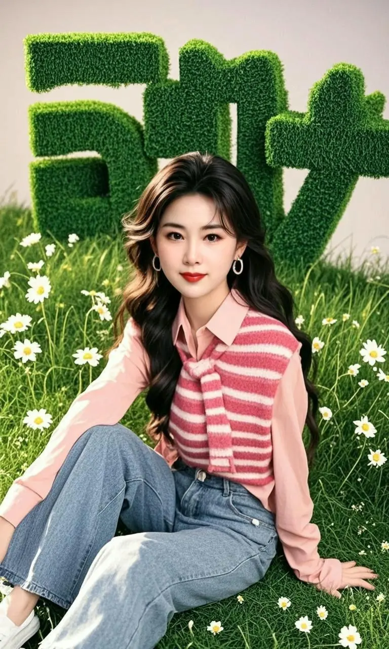 AI春日清新写真 ai创作