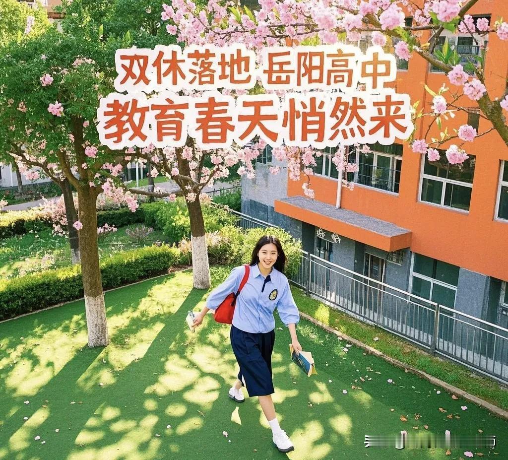 岳阳高中双休首启，教育春天正当时
       杨宗礼
    今天岳阳市高中开