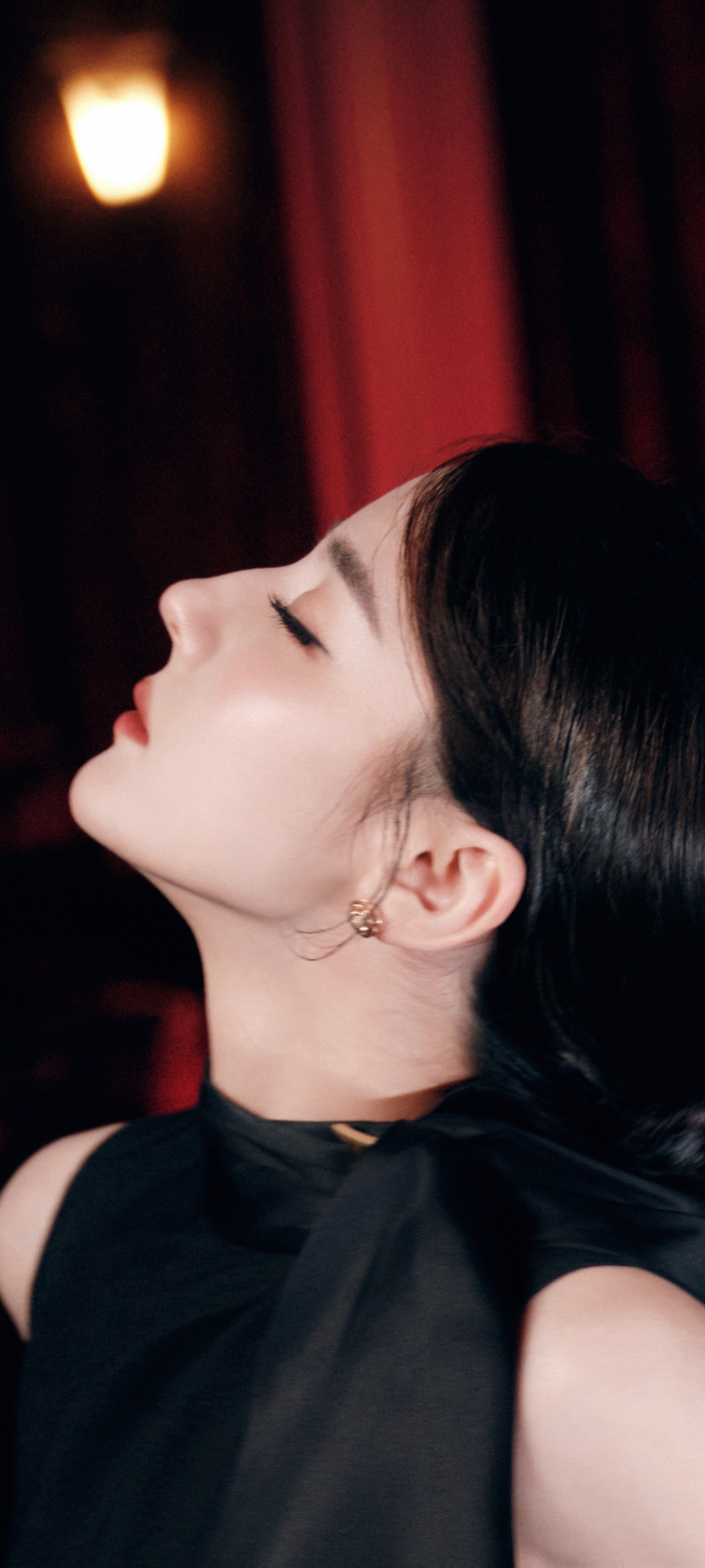 迪丽热巴顶光都美成这样超美❤️迪丽热巴