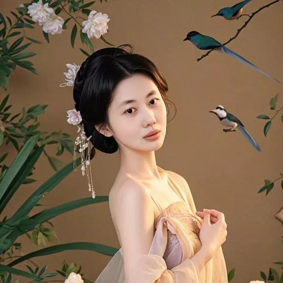 古典与自然的完美融合，优雅如画。温婉古韵风 古典幽静 自然风景美学 自然之韵 古