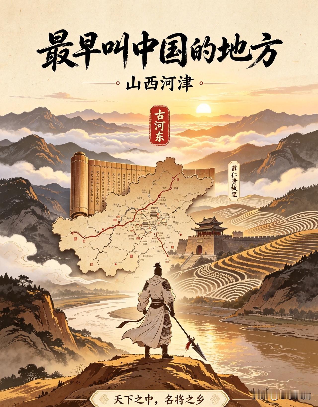 这个地方——最早叫“中国”！
很多人不知道：最早的“中国”，就在山西河津

如今