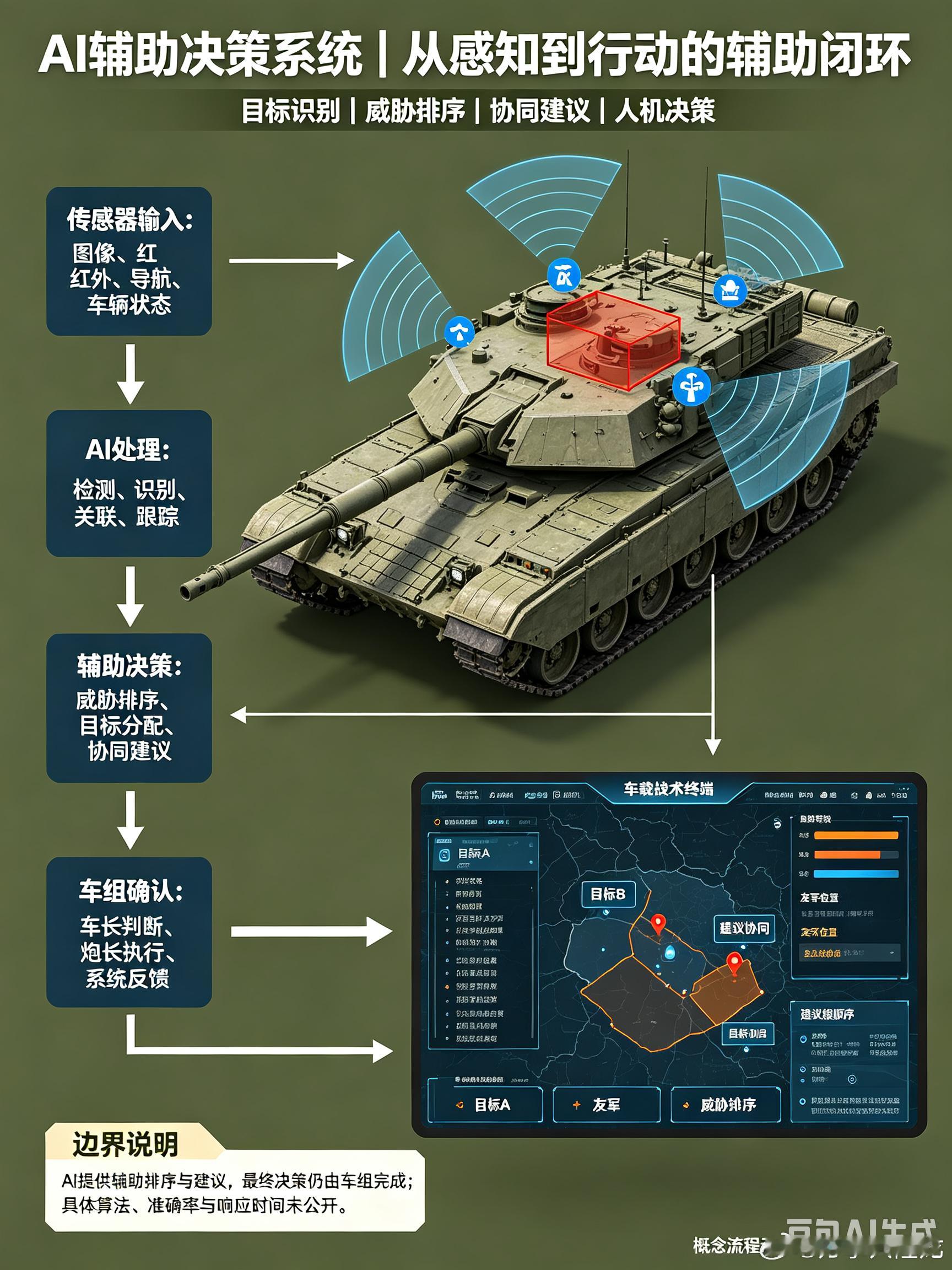 巴拉克｜梅卡瓦‑5，以色列首款AI主战坦克2023年正式列装的巴拉克主战坦克，也