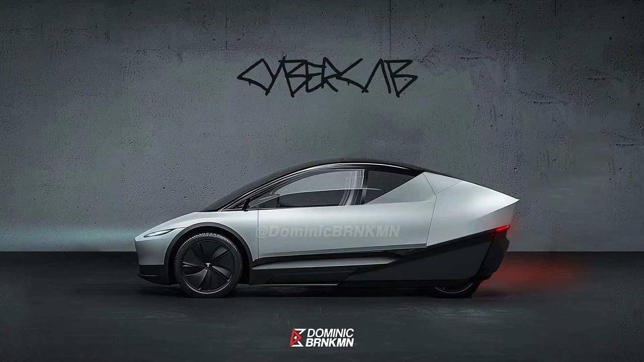 【特斯拉Robotaxi假想图】该车将于8月8日发布，可能率先在国内开启测试。
