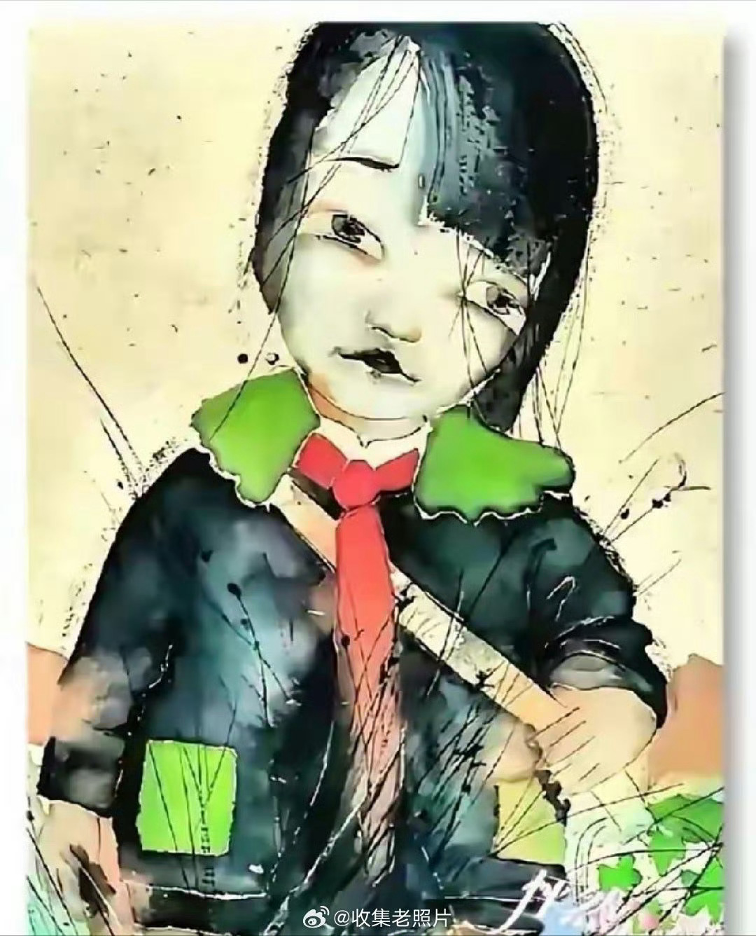 把中国小学生画成了这个鬼样子，我想作者本人可能是有严重某种功能障碍，才会如此恨小