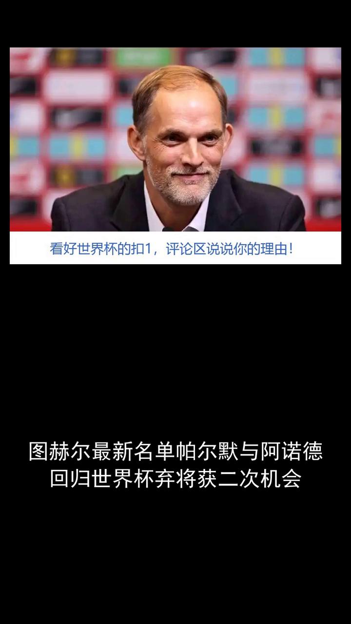 图赫尔最新名单帕尔默与阿诺德回归世界杯弃将获二次机会。
图赫尔公布英格兰队新一期