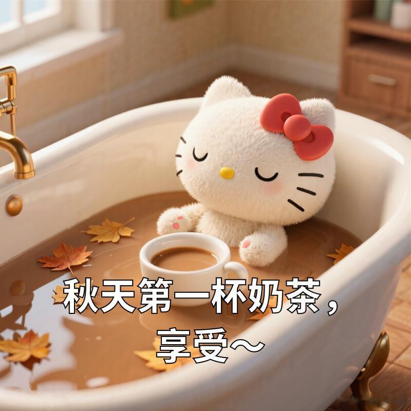  入秋的快乐密码就是奶茶，惬意享受，越来越喜欢。到底谁发明的秋天第一杯奶茶