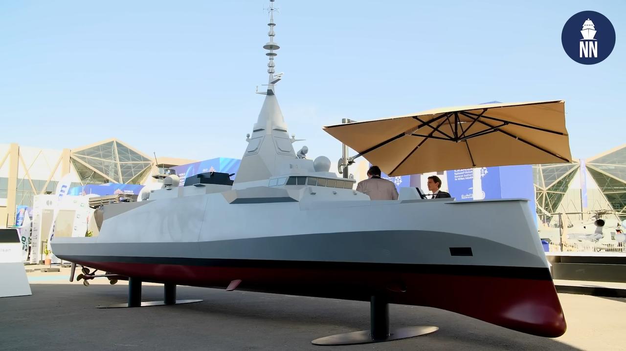 在沙特阿拉伯利雅得举行的2026年世界防务展（WDS）期间，法国海军集团震撼展示
