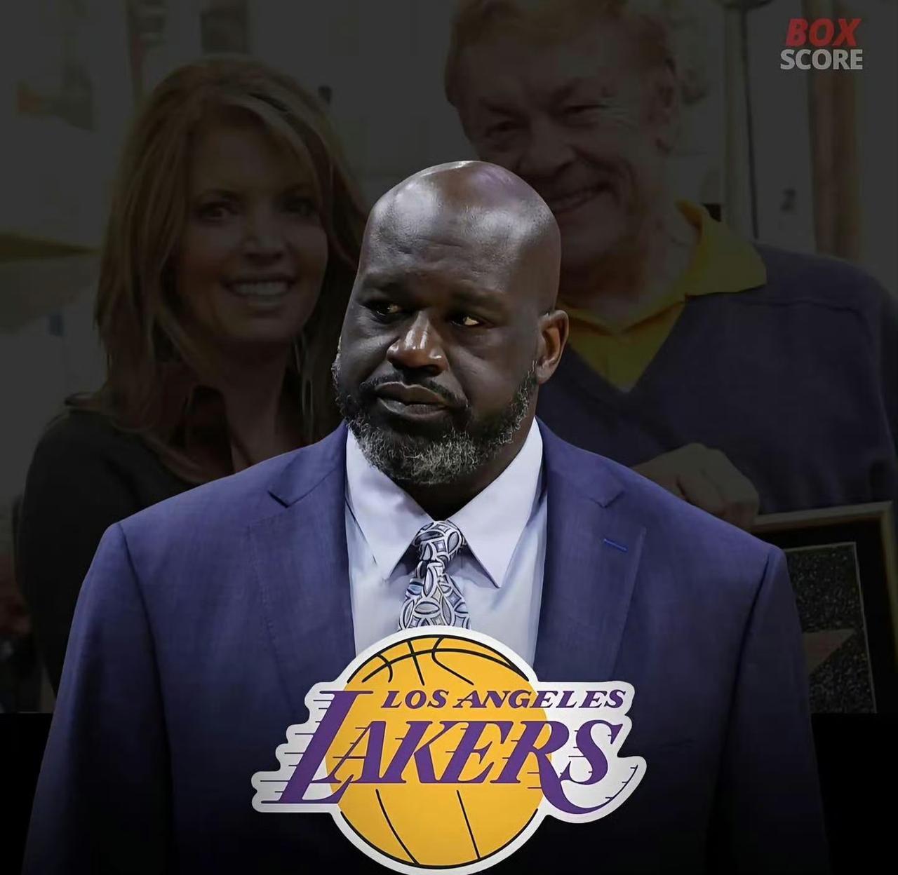 据美媒报道：“NBA名宿大鲨鱼奥尼尔，正在寻求购买巴斯家族手中仅剩的湖人球队股份
