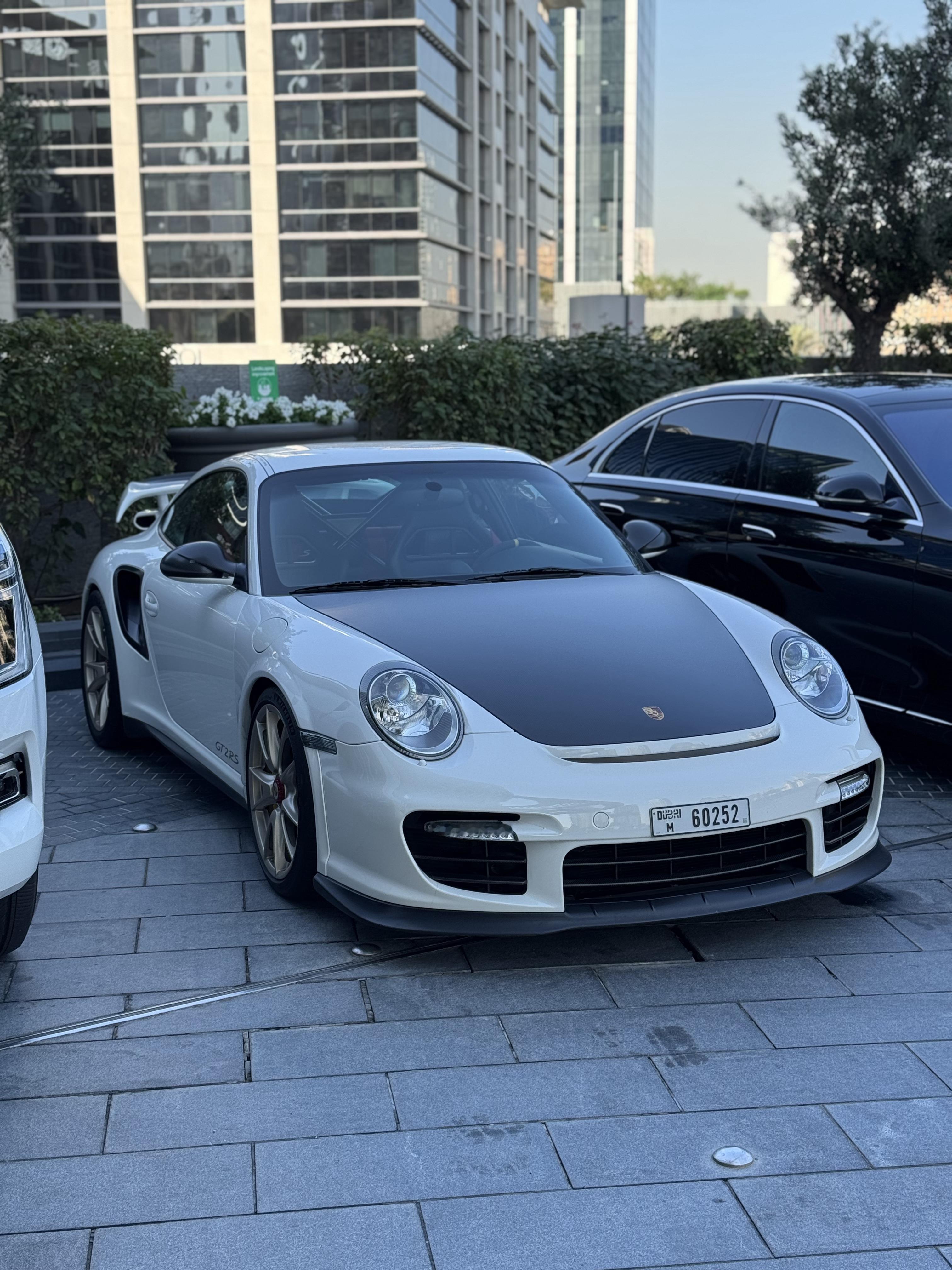 保时捷911  997 GT2 RS，第一次见到活物，极品成色，手动挡。VIP 