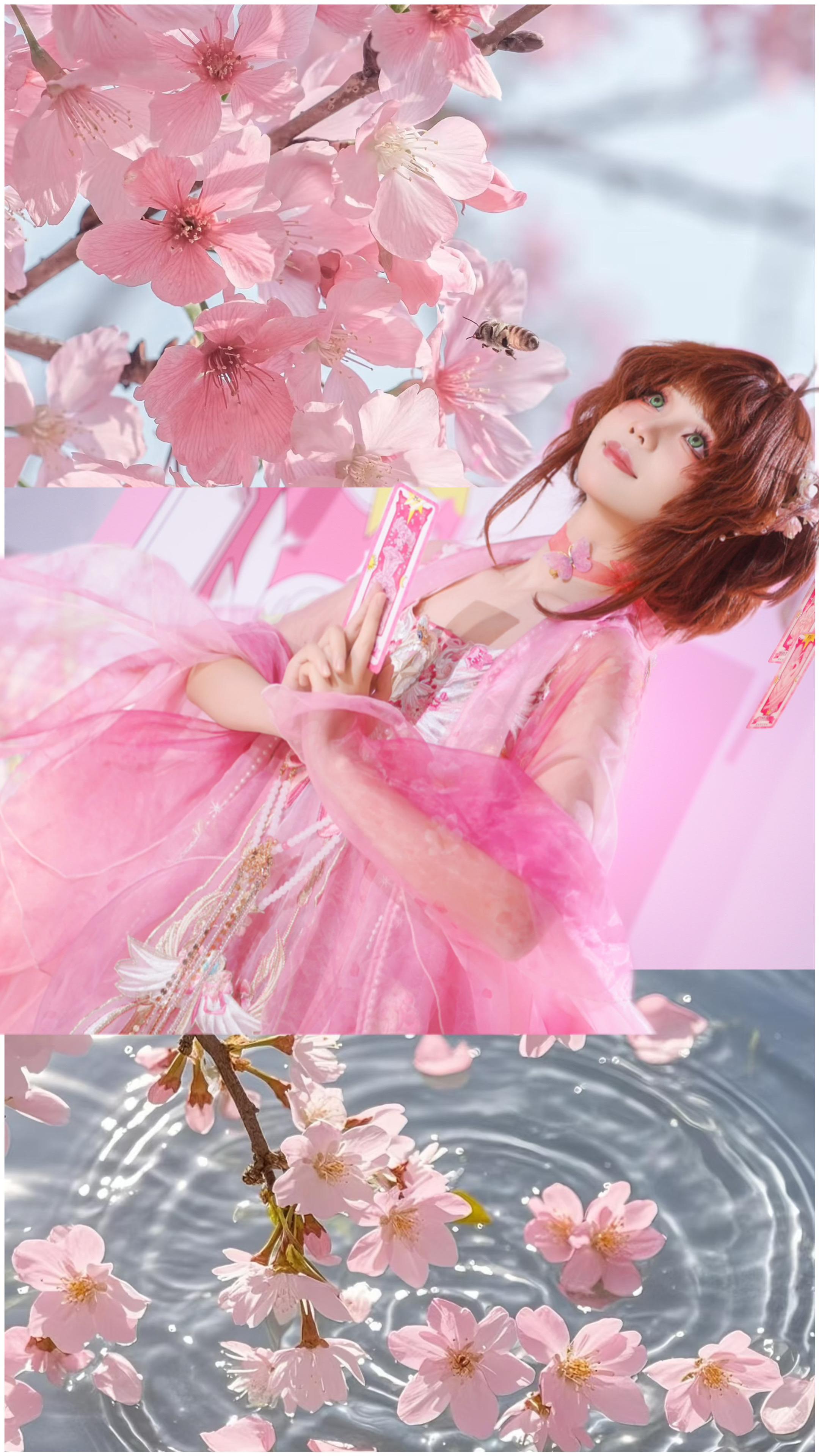 听夜雨，和你初相遇。小樱汉服私设梦幻
