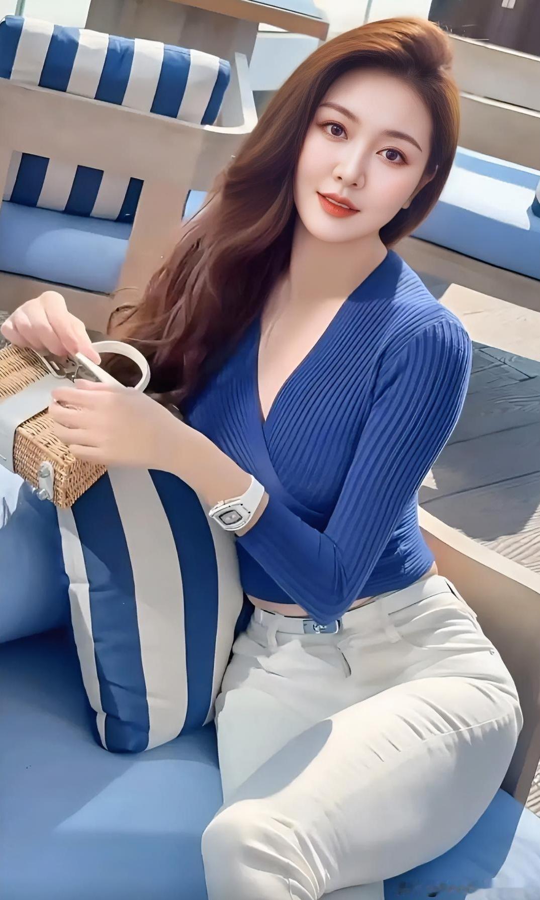 今日街拍，身材和颜值都很完美的大美女