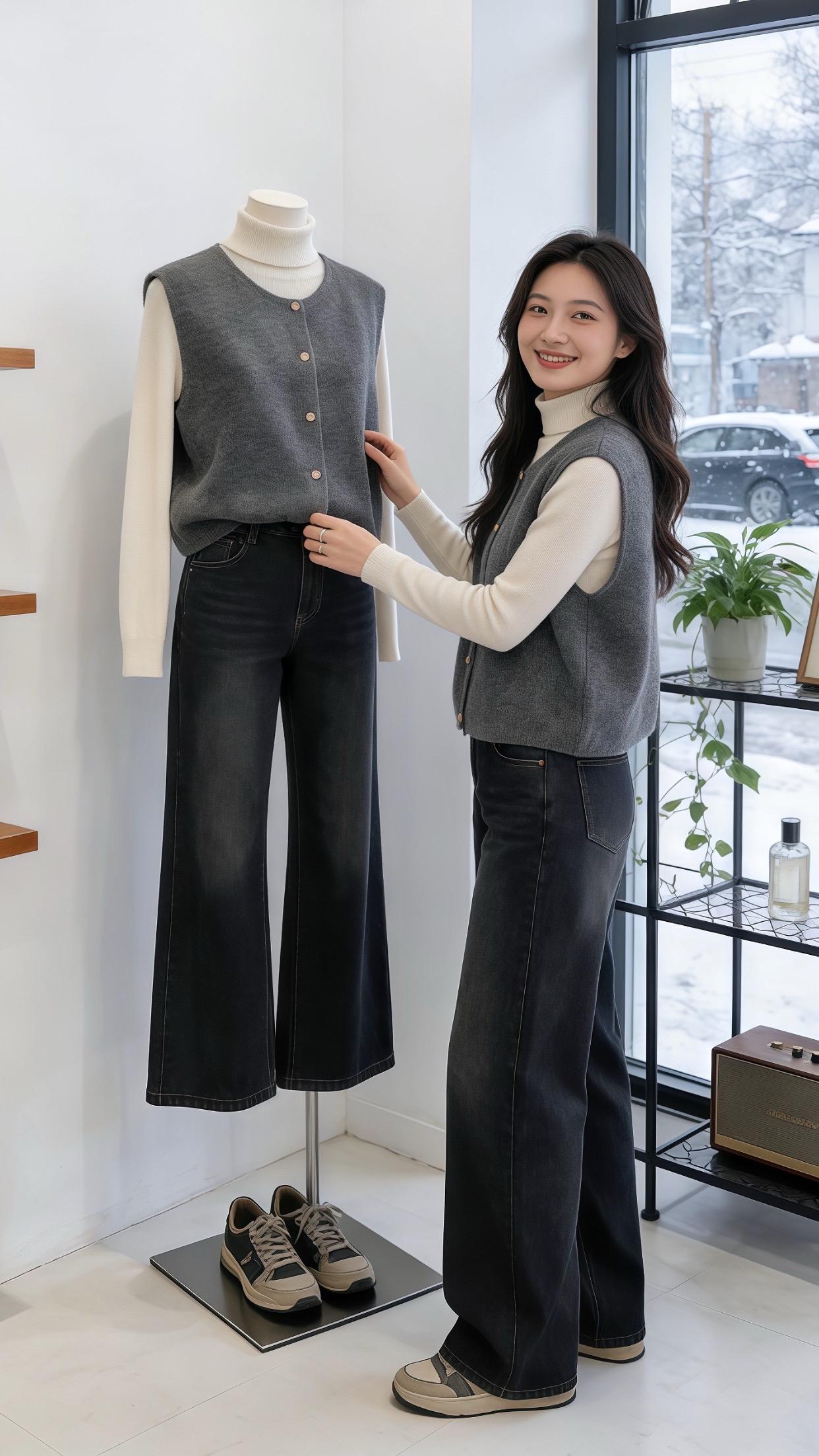 氛围感拉满的冬日穿搭 用暖系氛围感打开冬日 小个子女生的冬季逆袭穿搭 ...