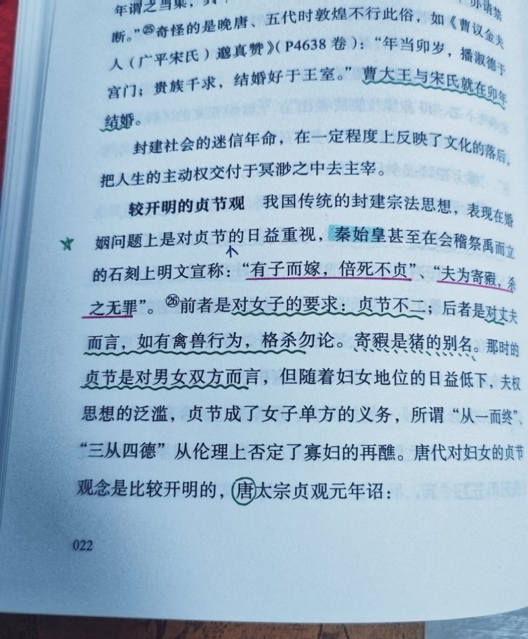 秦始皇的男德观政哥果然人狠！寡妇有子再嫁，视为不贞；丈夫通奸，杀之无罪。→男女双