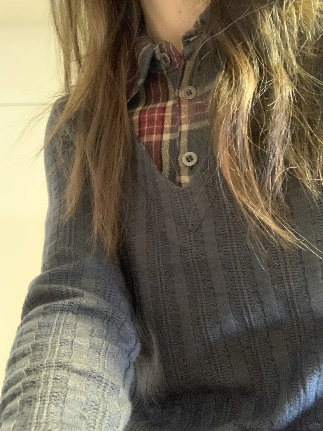 分享一下我买的假两件上衣！