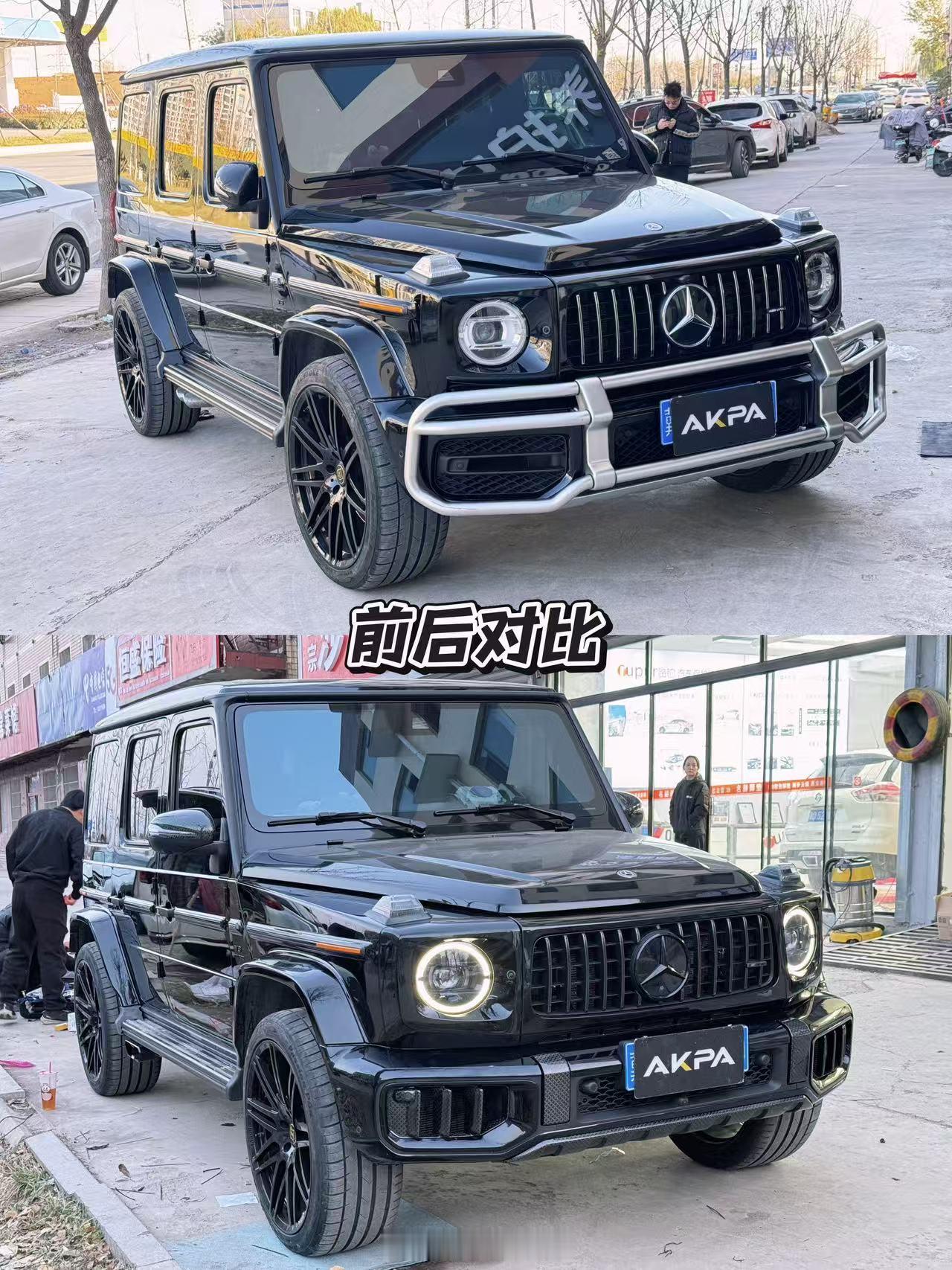 当G63遇上暗夜铠甲｜这气场一整个拿捏住了🔥河北邯郸车友的G63彻底变身25款