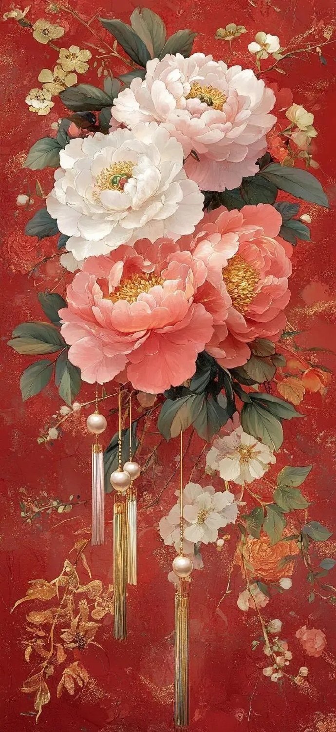 国风开运牡丹：国运昌盛 福祚绵长 