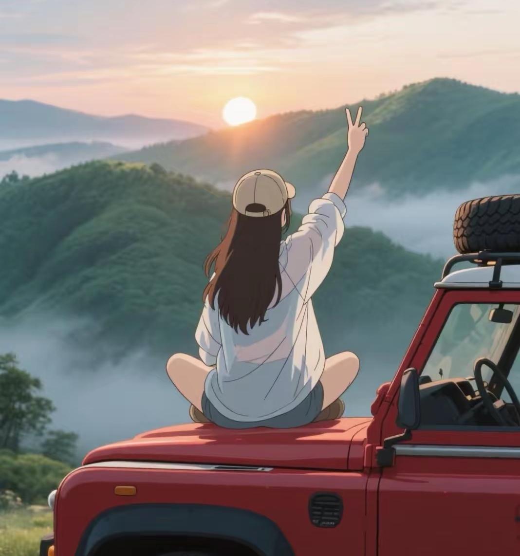 一个人在无意识的状态下，可以放松成这样。哪怕身在闹市，哪怕人来车往，眼中云在飘，