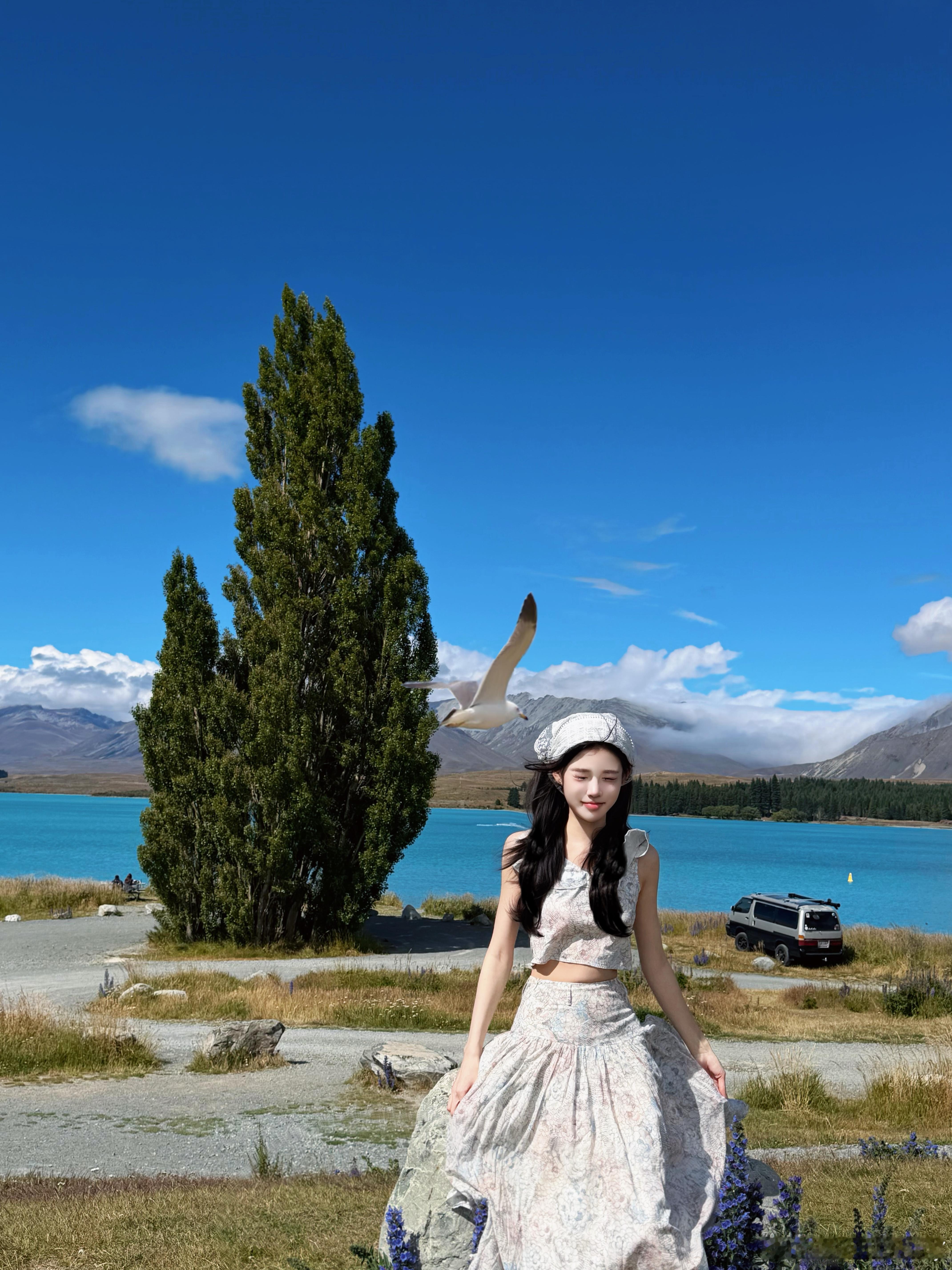 🇳🇿Lake Tekapo落地基督城都是阴天 吃了一顿非常好吃的墨西哥菜！ 