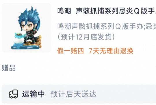 忌炎小手办终于发货了