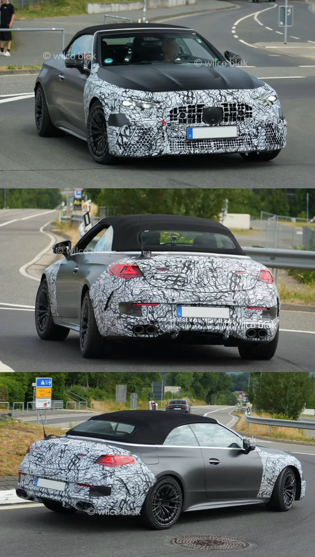 Mercedes-AMG CLE53敞篷版谍照