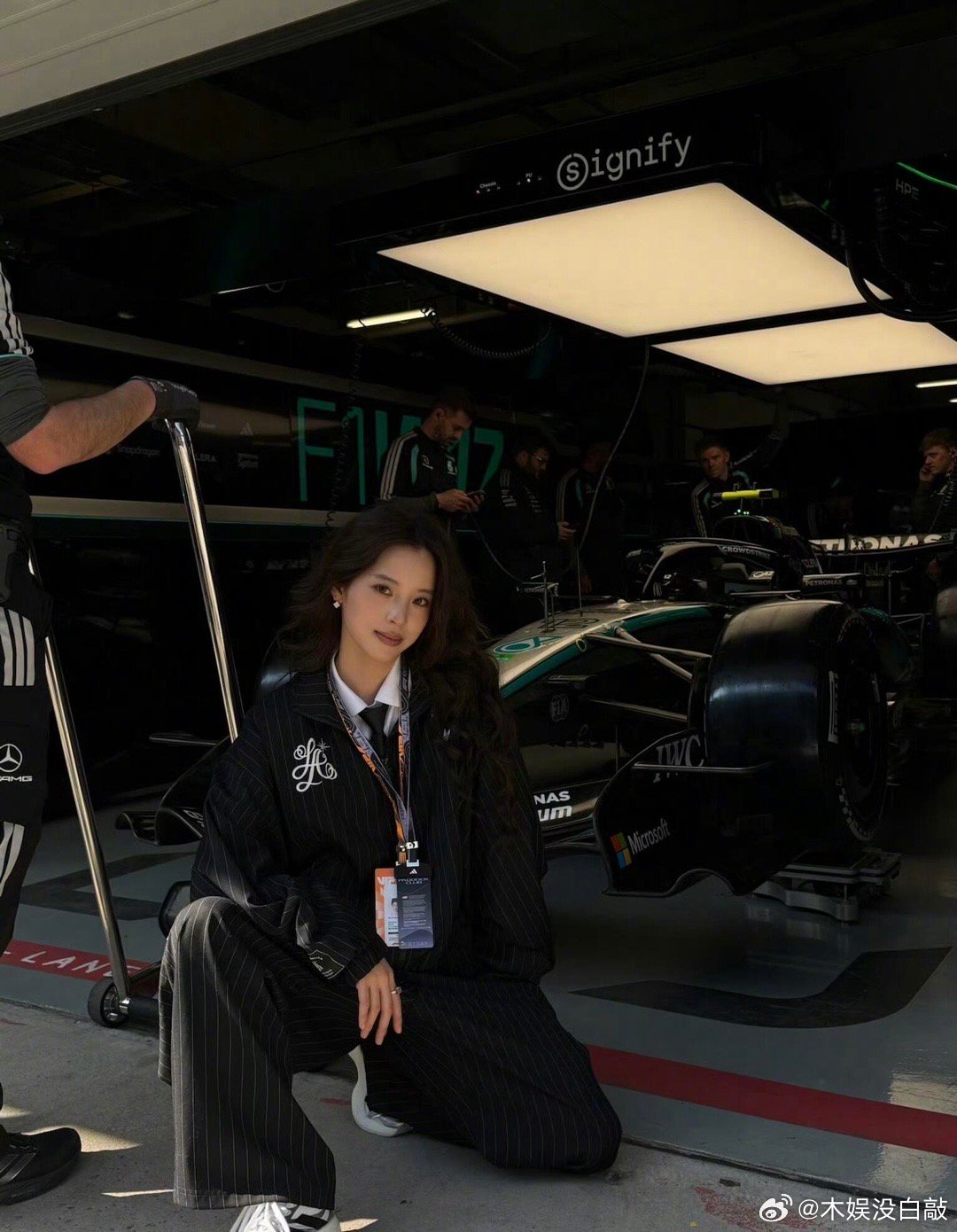 截止目前F1赛车女明星组程潇 欧阳娜娜 欧阳娣娣 王霏霏 关晓彤 