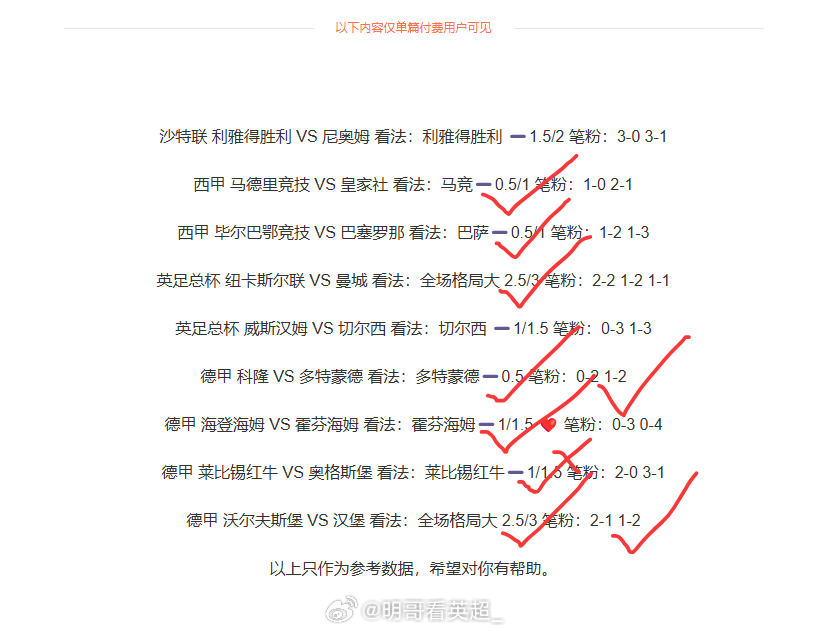 红红火火！🚀恭喜解锁的兄弟，五星看法√纽卡斯尔联1比3曼城每日足球推荐