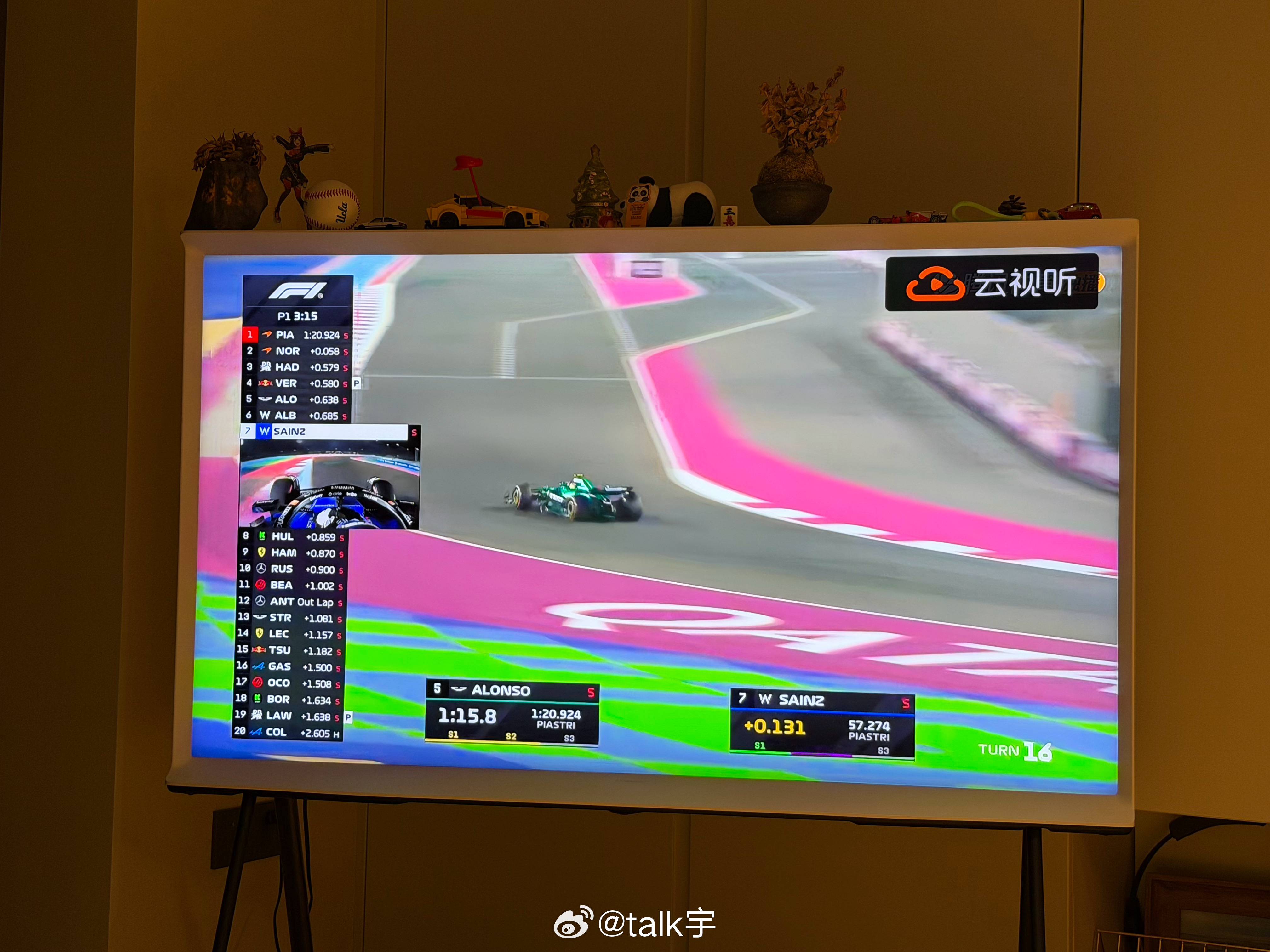 卡塔尔估计是迈凯轮二人转了，别的车手软胎圈速都在.3的差距以上F12025f1卡