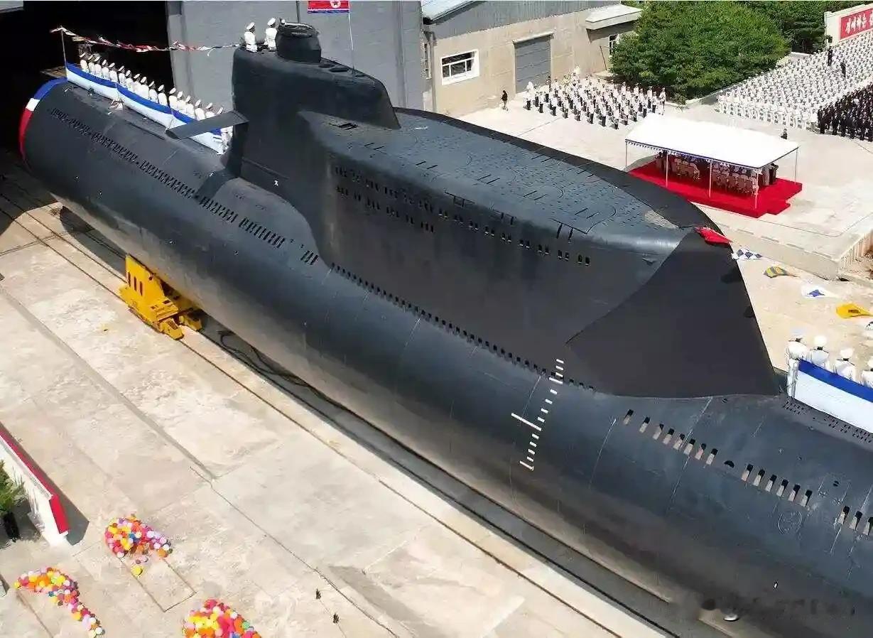 朝鲜8700吨核潜艇全貌曝光！10枚导弹违章设计，背后藏着啥
 
近日朝鲜官方曝