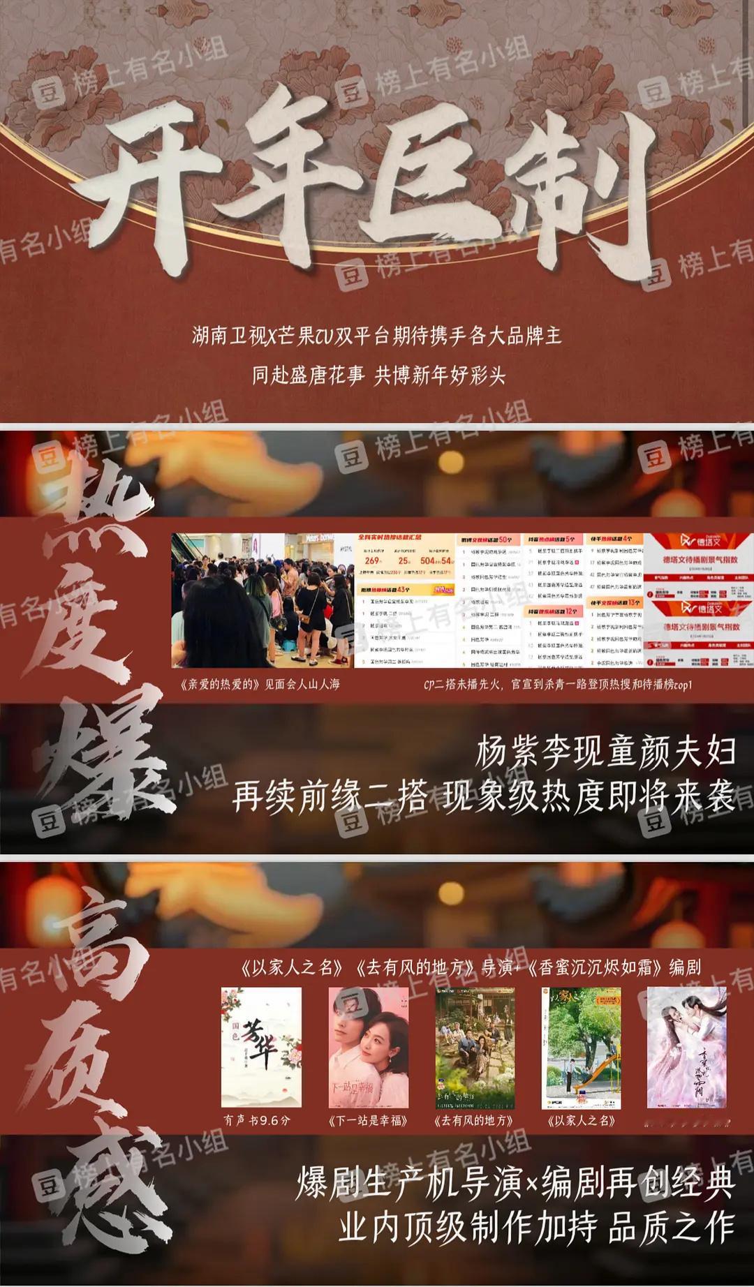 大女主经商大剧国色芳华招商了 好快啊 芒果台开年巨制[馋嘴] 好牛的大女主杨紫 