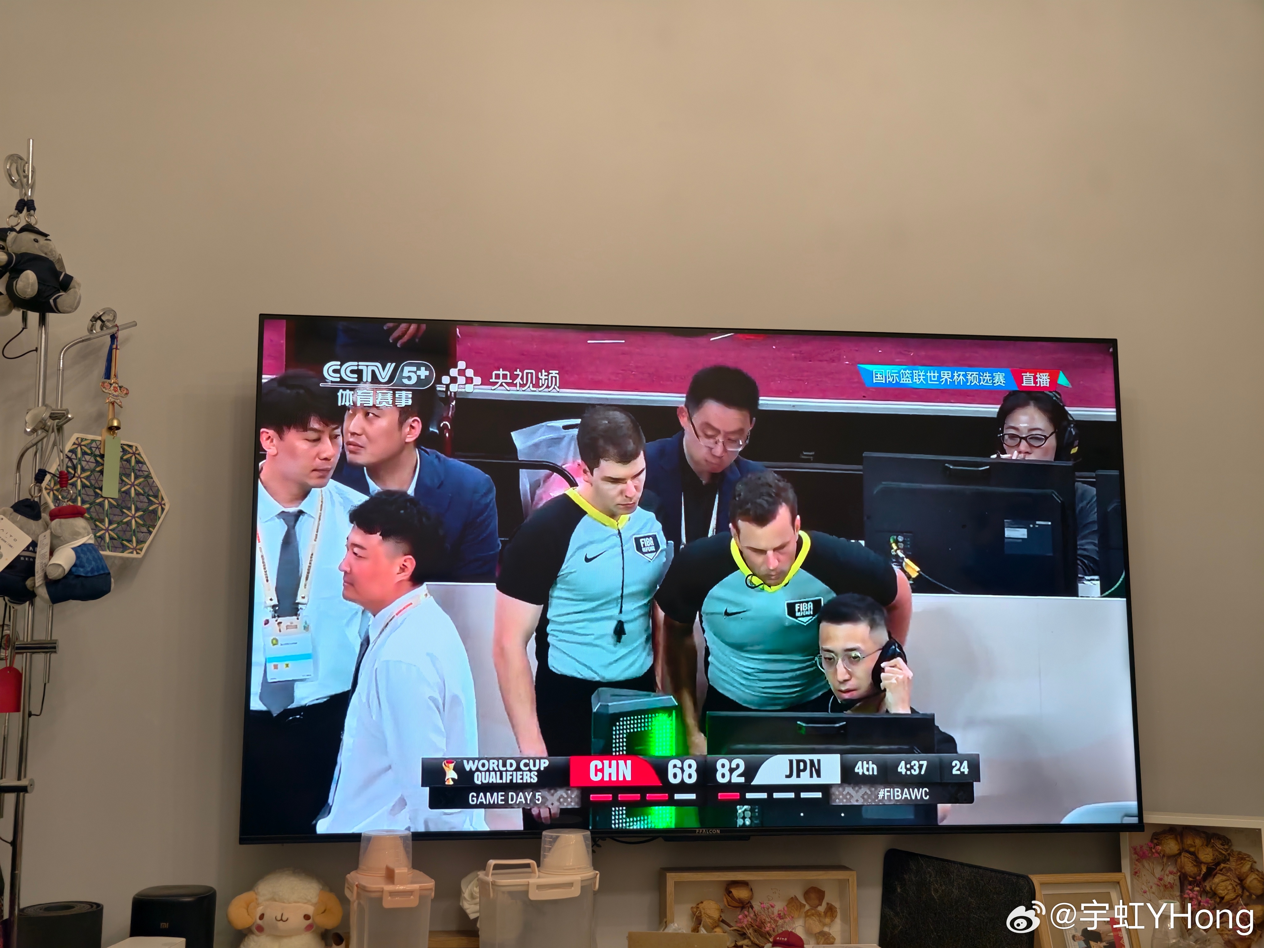一回家就看到男篮落后14分难受啊……中国男篮vs日本男篮