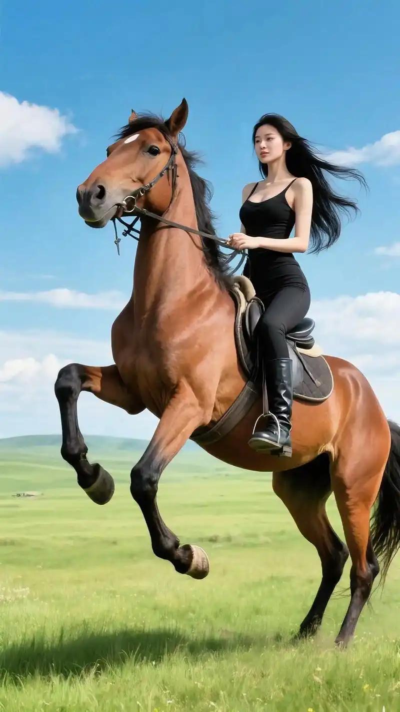 请您对下联
下联：跃马扬鞭闯世界。