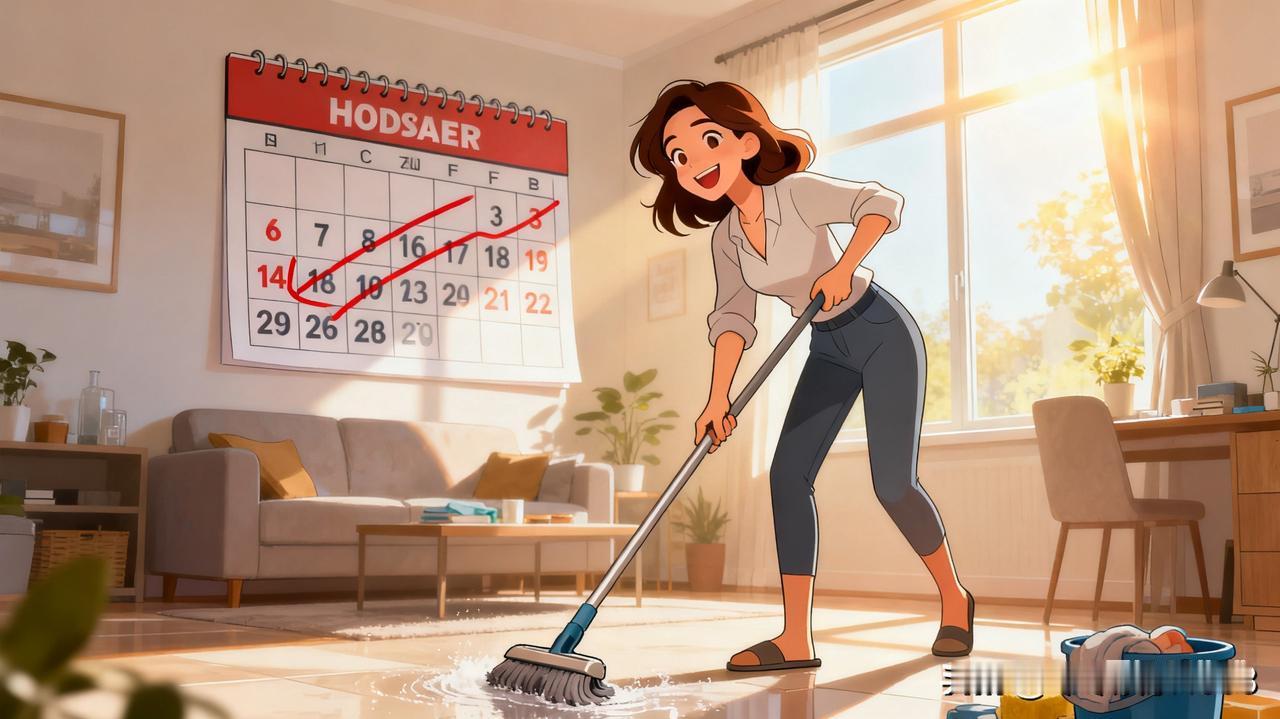 家人们有没有发现，老公出差时，自己干活精力充沛心情好；可老公在家，干活就烦躁发火