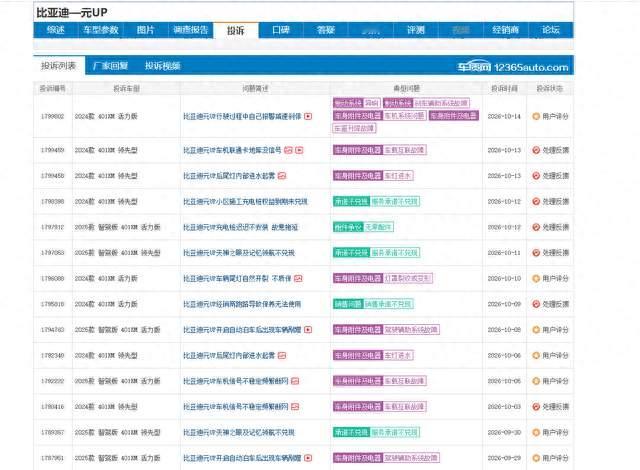 比亚迪元UP行驶过程中自动报警减速刹停