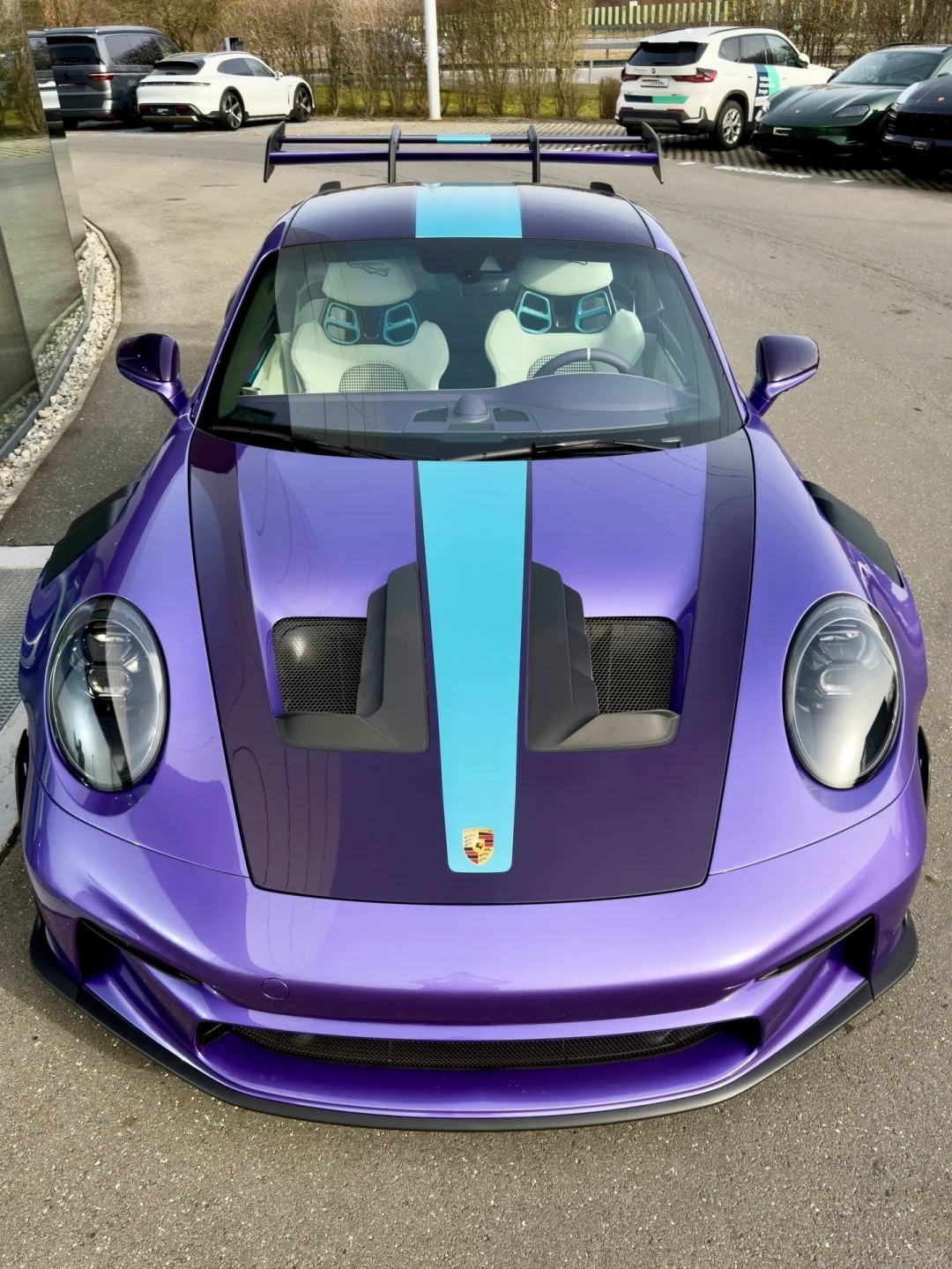 保时捷992.1 GT3 RS，真的很会配色了车的新衣