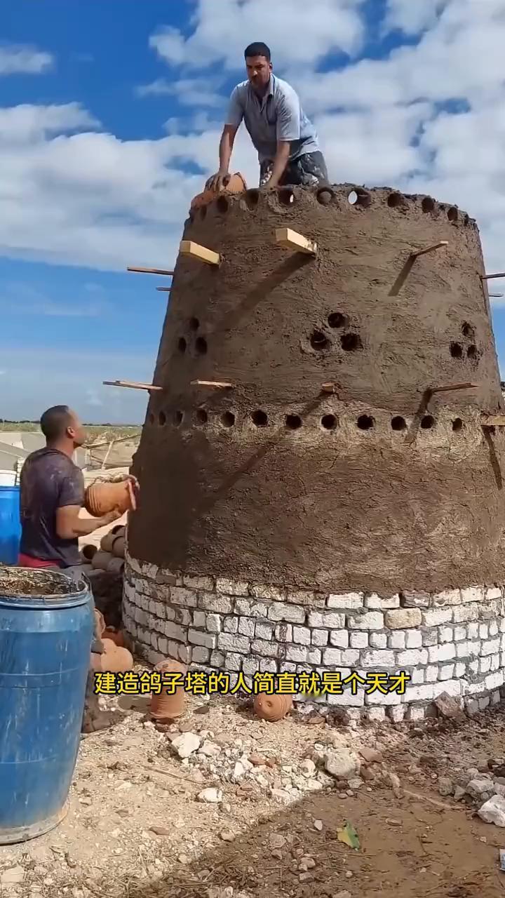建造鸽子塔的人简直就是个天才。有时候为了方便鸽子进行栖息和繁殖，国外会选择用陶瓷