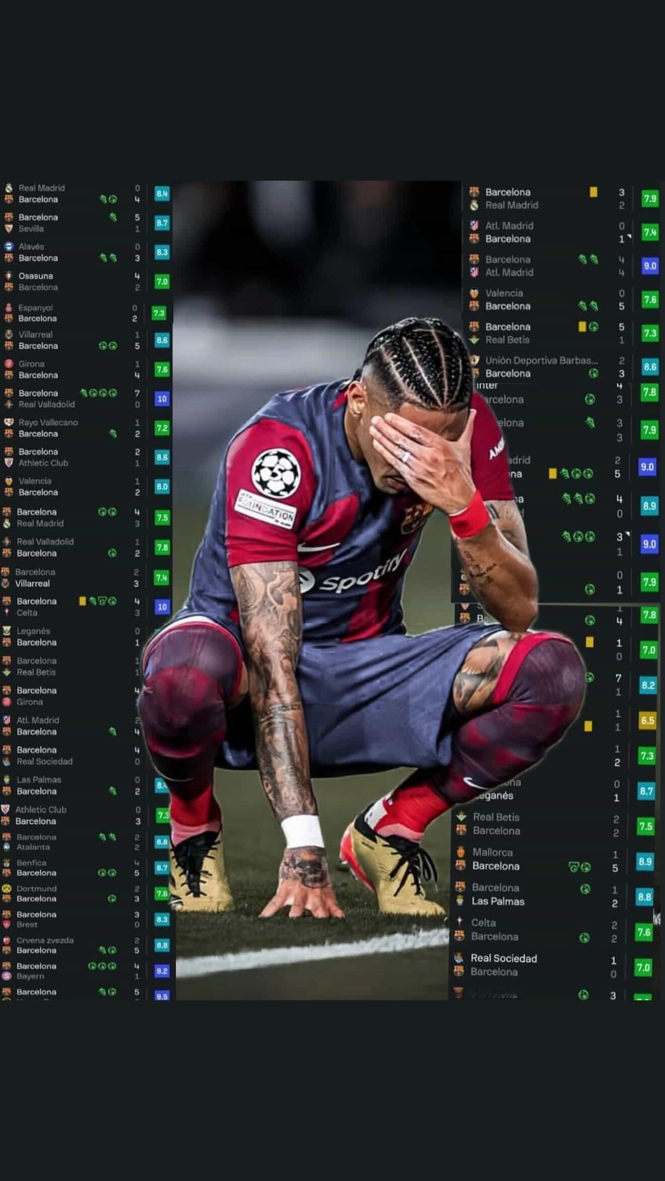 拉菲尼亚ins story疯狂更新自己过往一年的表现数据，配上😂😂😂的表情