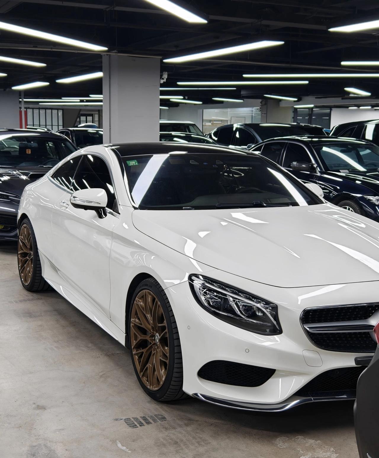 白外黑内S500 Coupe，优雅永不过时    2016年上牌进口奔驰S500