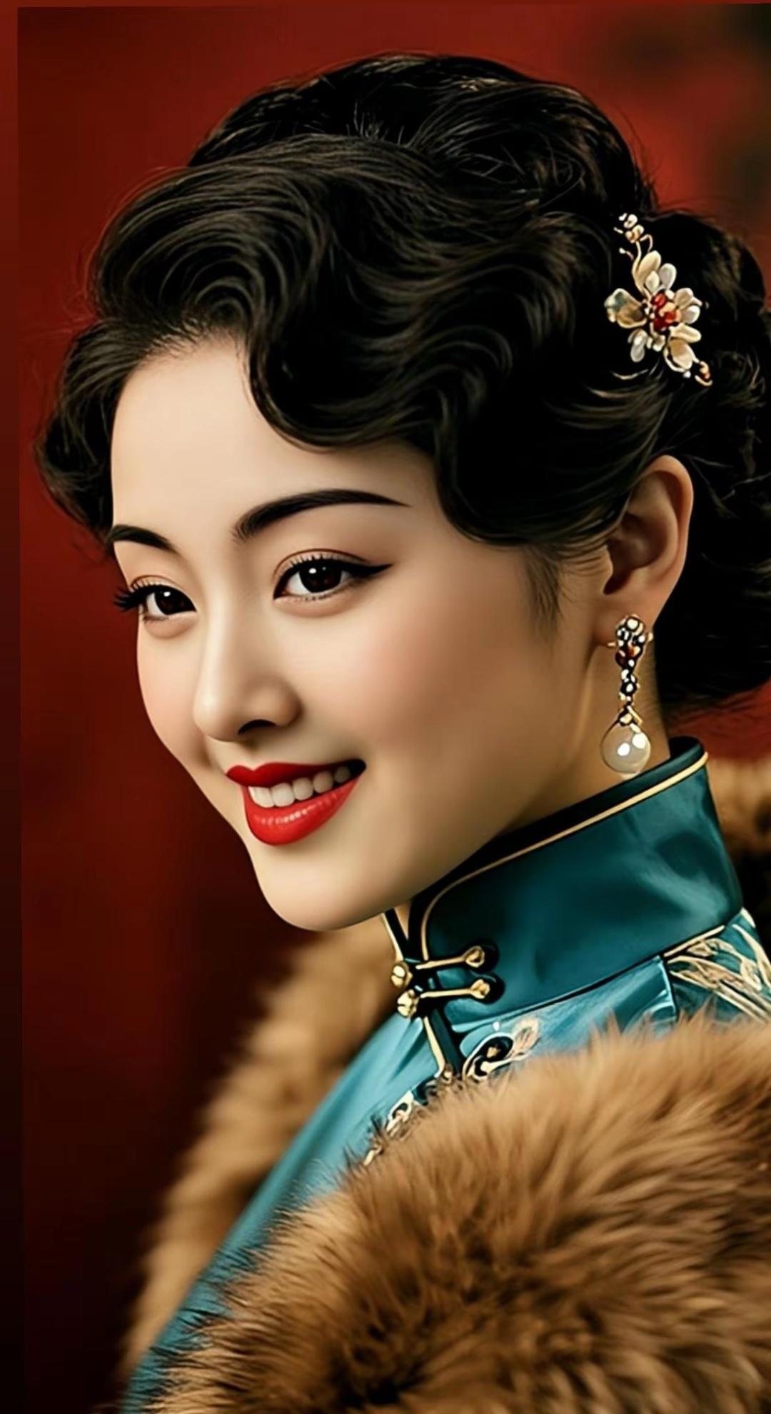 复古旗袍美人，优雅动人，韵味十足！高清美女 美女人像群