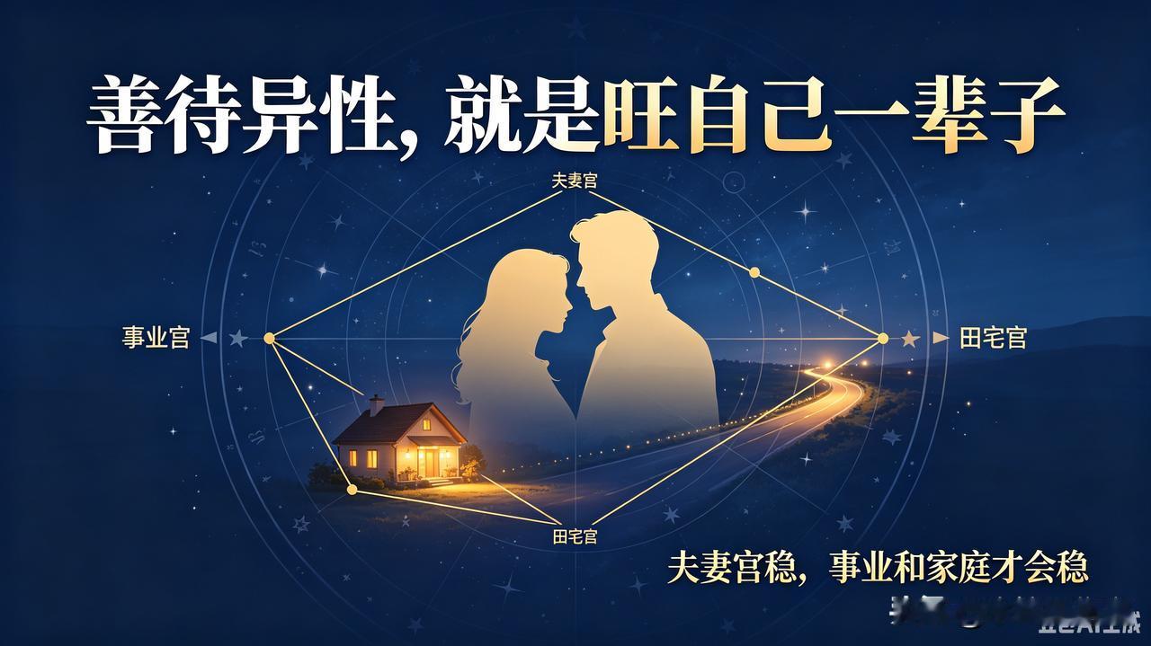 看懂紫微斗数你就懂：善待异性，就是旺自己一辈子[福]
 
很多人一辈子都搞错了?