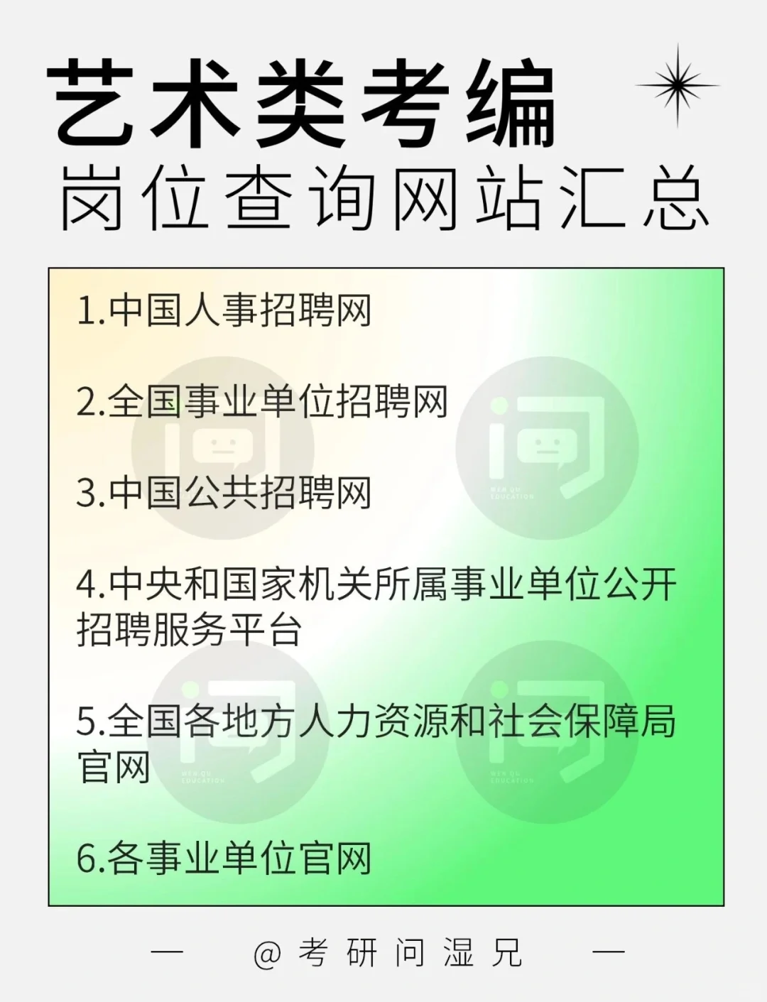 艺术类考编查询网站汇总
