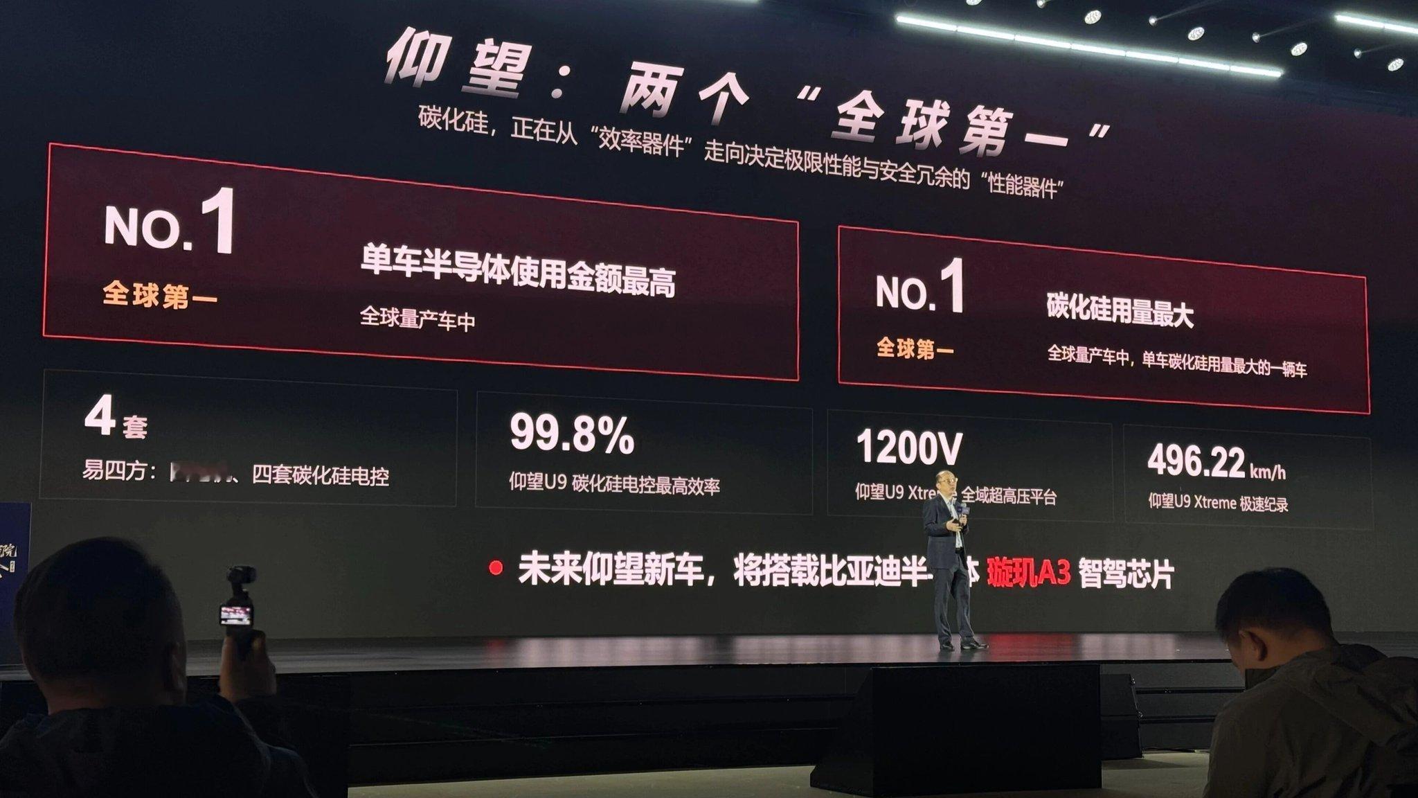 果然，比亚迪自研的玄机A3芯片，还是会首发搭载到仰望车型上，估计刚官宣的仰望鼎耀