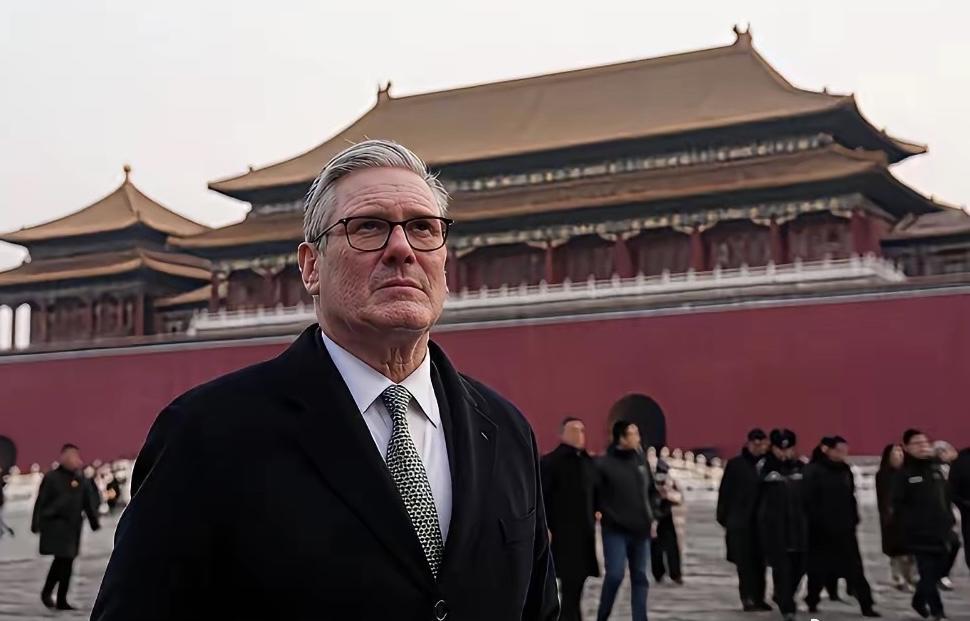 这个表情耐人寻味，斯塔默站在北京的紫禁城里思绪万千，此刻他在想些什么呢？
仿佛 