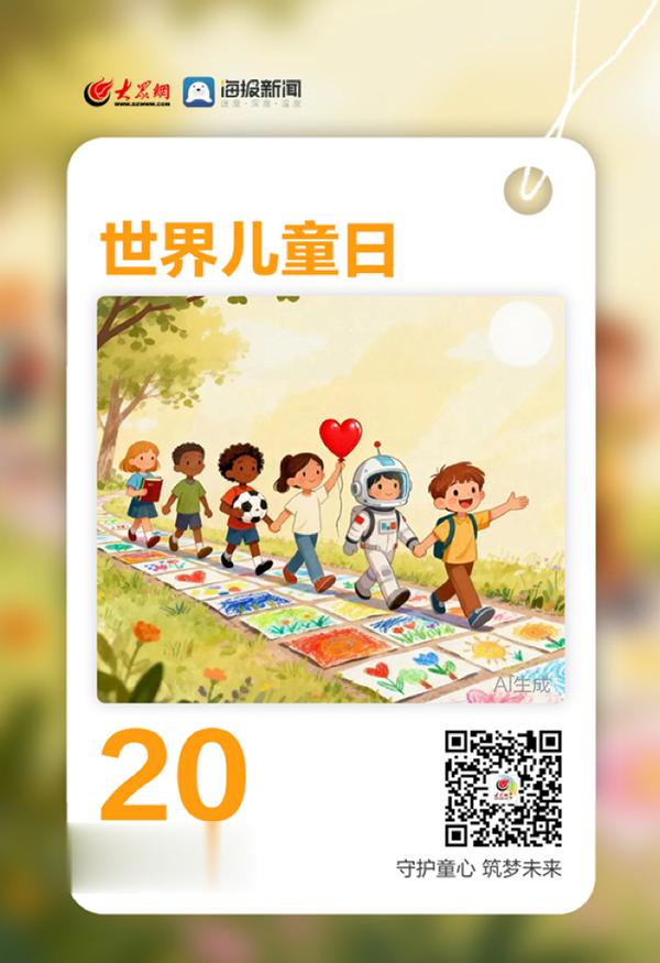 早安,你好|今天,世界儿童日