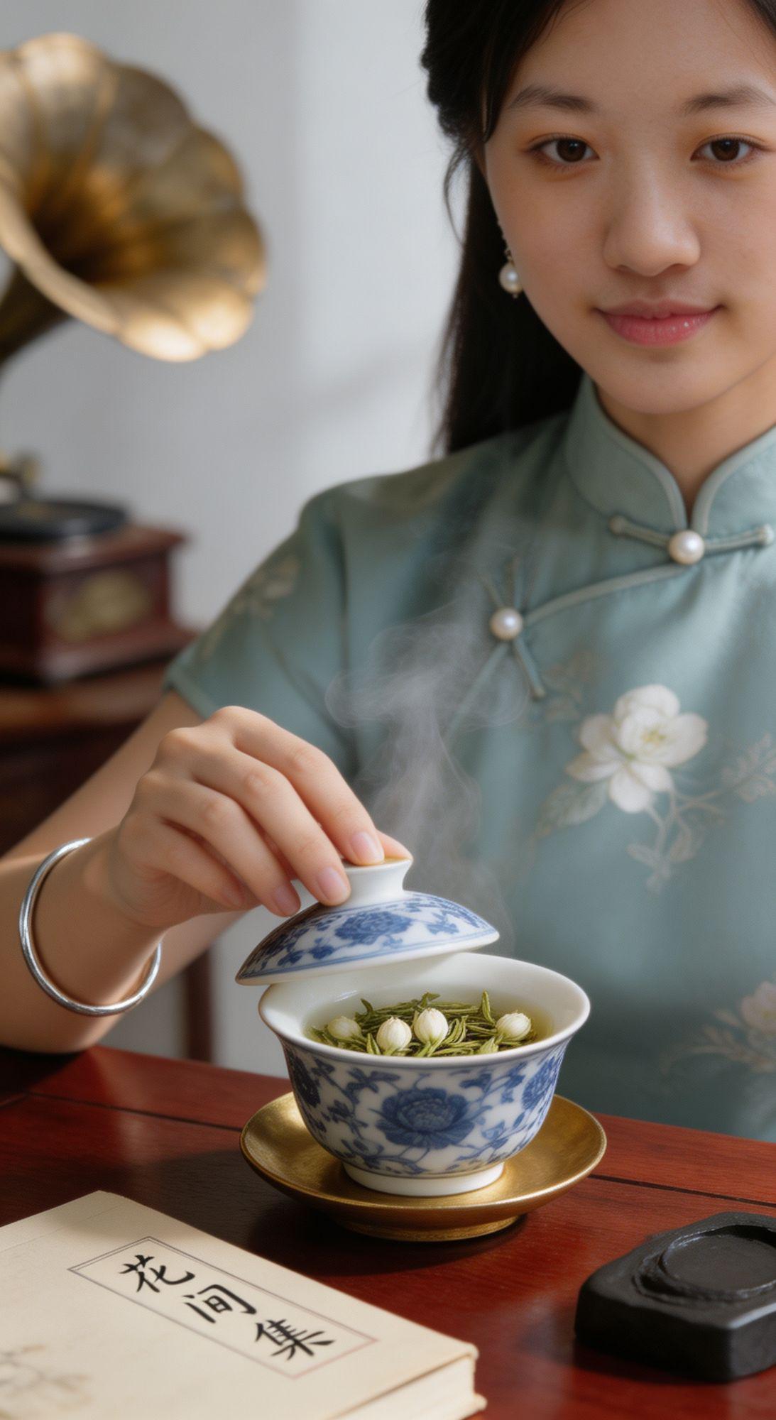 茶性最是真诚，茉莉从不争春，只在盛夏将满溢的香气，都赠予了真正懂得它的人。