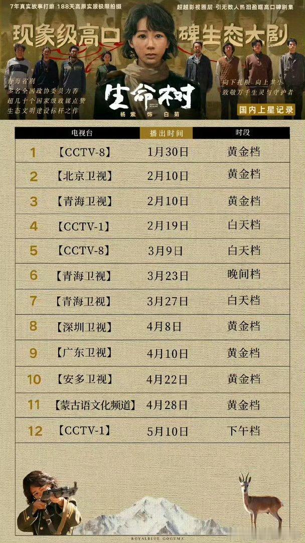12轮上星！杨紫《生命树》用实力证明什么是真正的好剧 