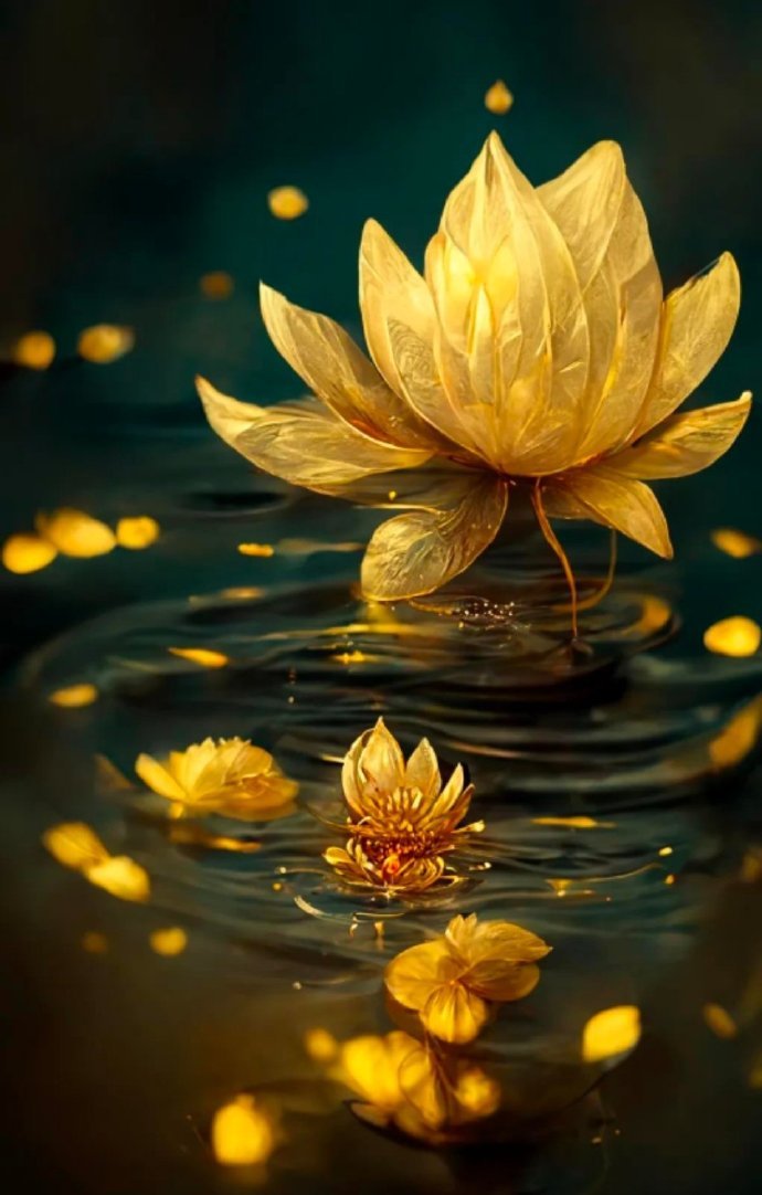 金莲花又叫“有钱花”“招财花”当你刷到这“金莲花”的时候，说明你的财运已经到了，