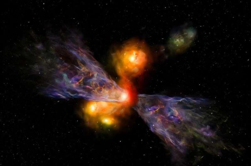 【硬核科普：宇宙早期的“反骨仔”！詹姆斯·韦布发现一个根本不转的巨无霸星系】

