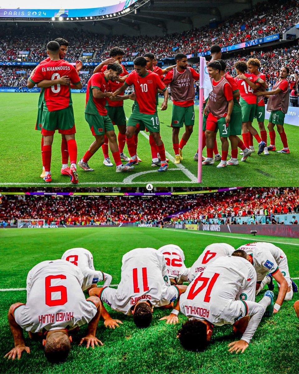 🇲🇦 摩洛哥u23以 4-0 的比分大胜美国u23晋级#2024年巴黎奥运会