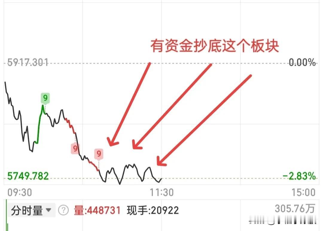 反弹行情会一触即发，早了下午，晚了明天，大概率会有一个普涨回血行情，当然，这是我